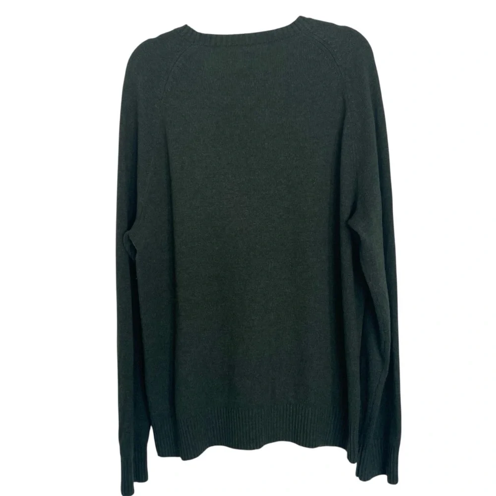 J.Crew Mercantile Men’s XL Lambswool Blend Crewneck Sweater Dark Green